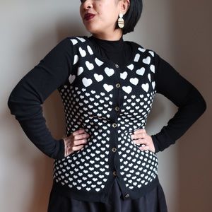 Juicy Couture heart cardigan